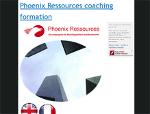 Tablet Screenshot of phoenixressources.com